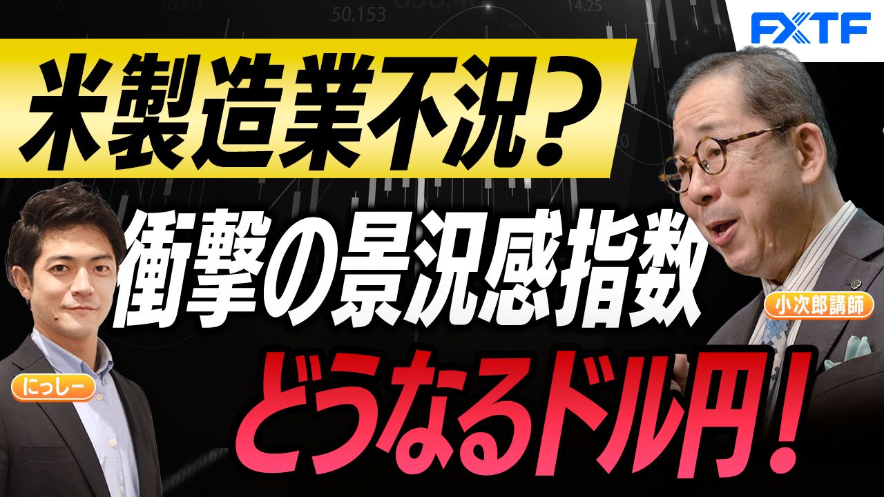【動画】「市況解説　イラン戦争長期化必至　衝撃のフィラデルフィア景況感指数【後編】」小次郎講師